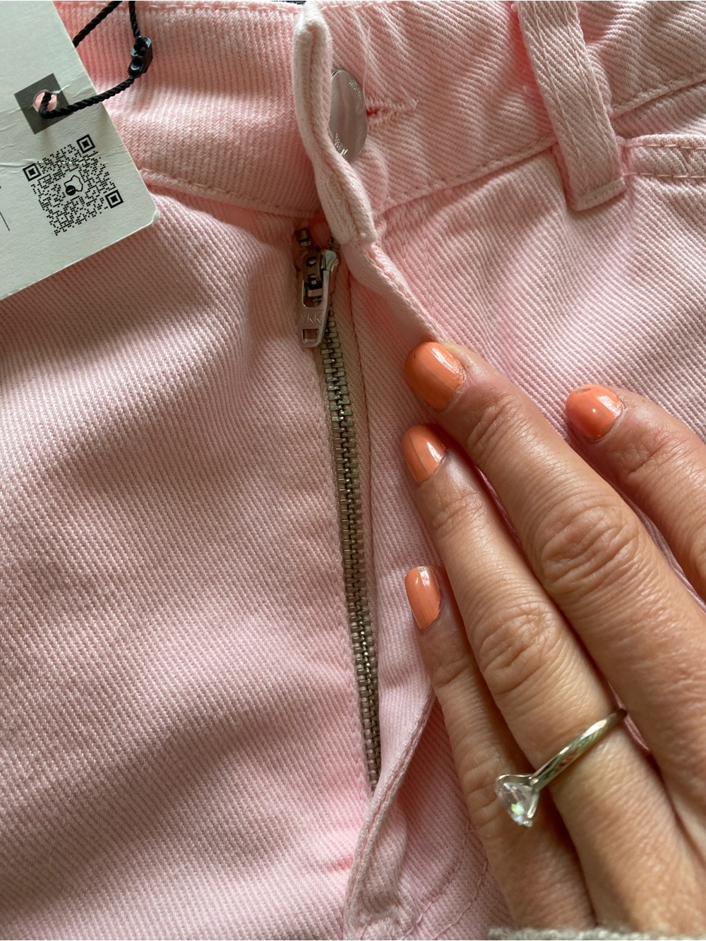 ZARA Light Pink High Rise Wide Leg Denim Jeans! 🌸 - Picture 14 of 17